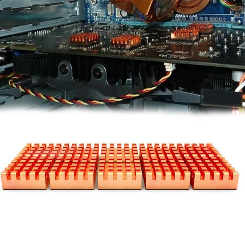 COMBO 8 Miếng Tản Nhiệt Đồng cho RAM VRAM VGA Chipset IC PC Cooler