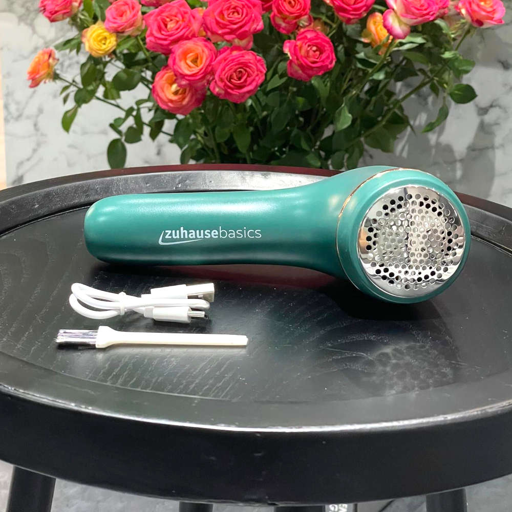 Máy cắt lông xù Lê Bên Làng basics ZB079-G, máy cắt lông xù quần áo mini sạc 1200mAh