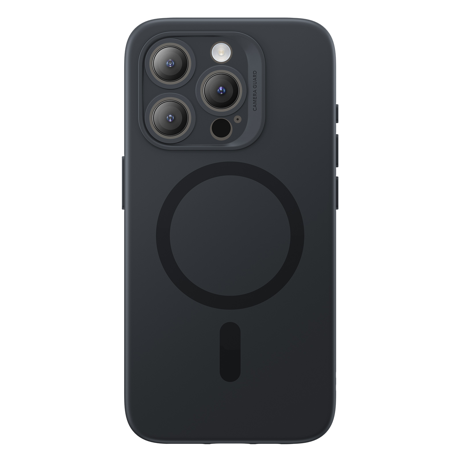Ốp ESR cho iPhone 15 Pro Max, Hỗ trợ sạc từ tính, Vỏ silicon lỏng mỏng, Chống Shock, Bảo vệ màn hình và camera, ESR Black Cloud Case - Hàng Chính Hãng
