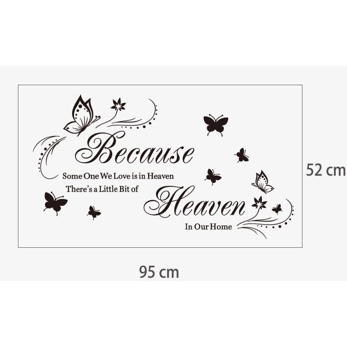 Decal trang trí tường - Decal chữ tiếng anh hay