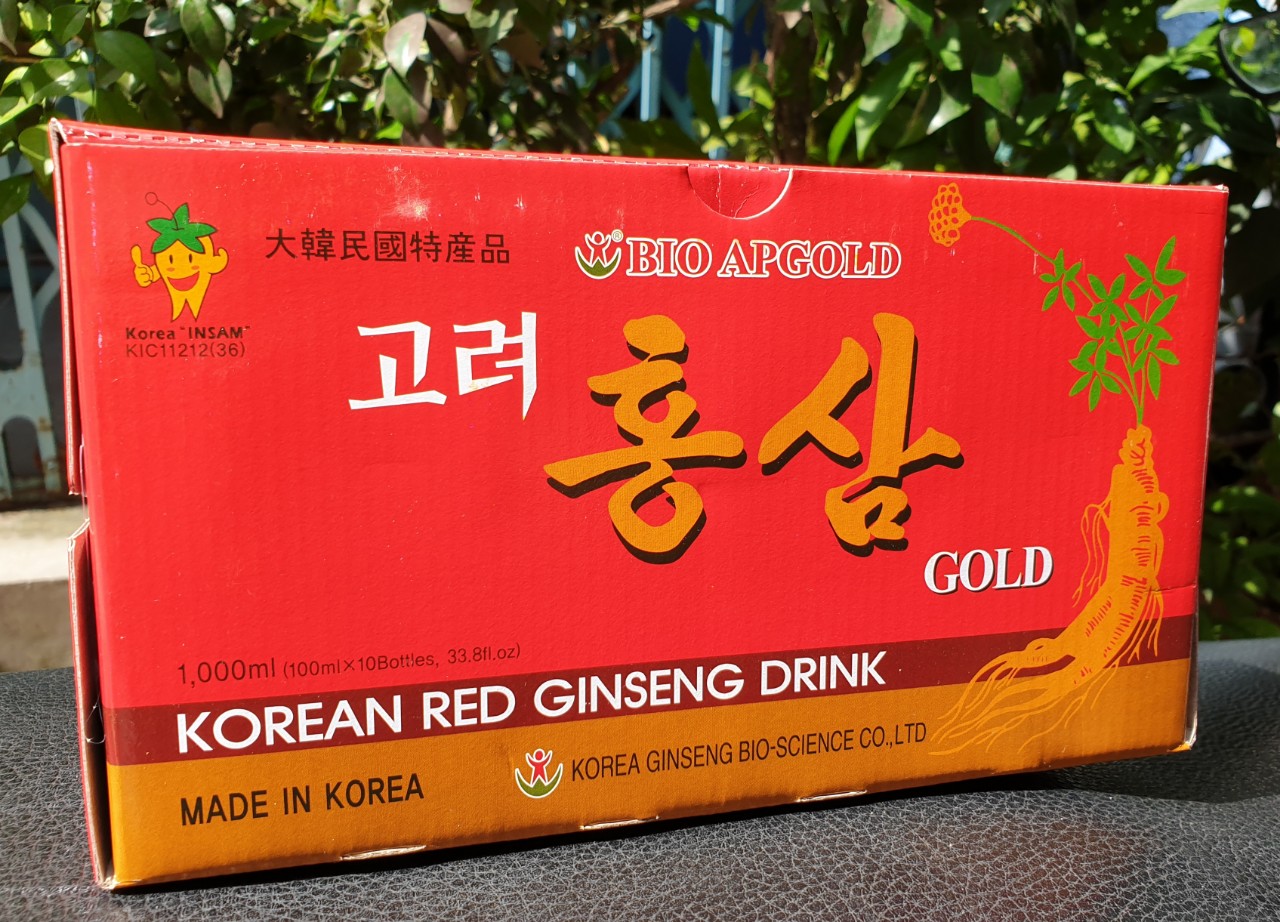 Nước Uống Hồng Sâm Hàn Quốc Bio Apgold