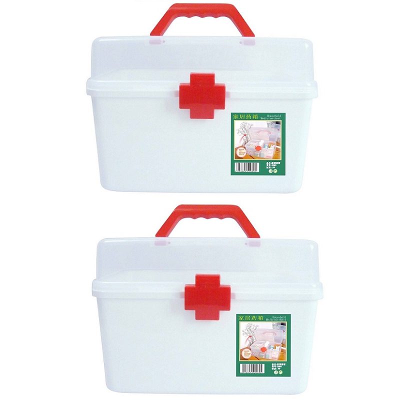 Combo 2 Hộp đựng thuốc chuyên dụng gia đình nhựa PP