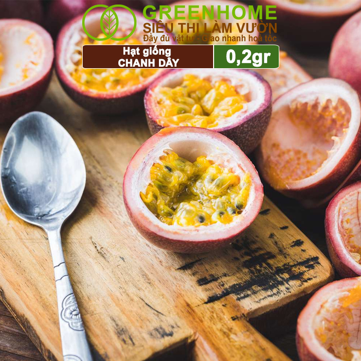 Hạt Giống Chanh dây Greenhome, Gói 0,2g, Dễ Trồng Quanh Năm,Thu Hoạch Nhanh, Năng Suất Cao T21