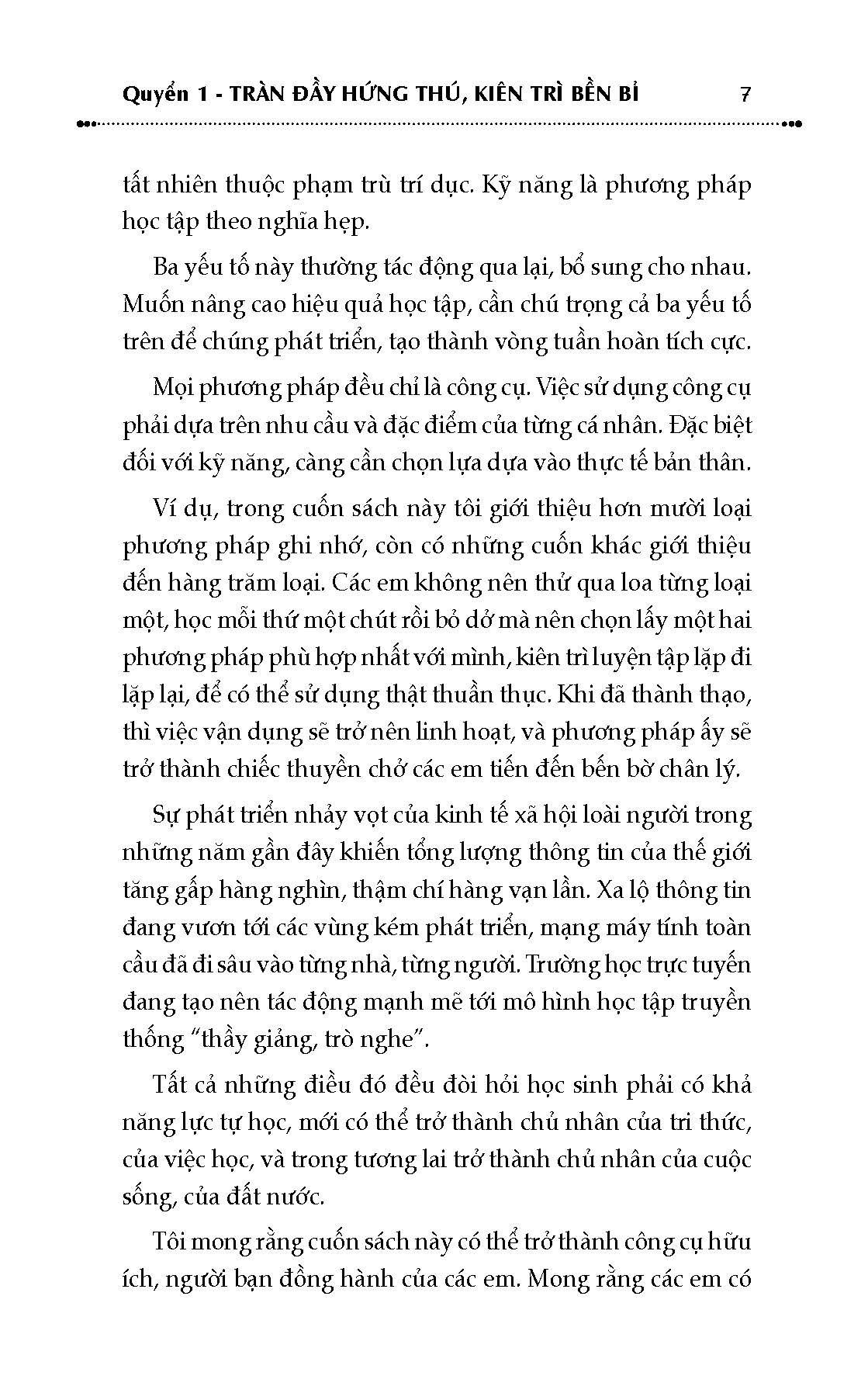Học Sinh Giỏi, Phương Pháp Học Tập Tốt - Quyển 1: Tràn Đầy Hứng Thú, Kiên Trì Bền Bỉ