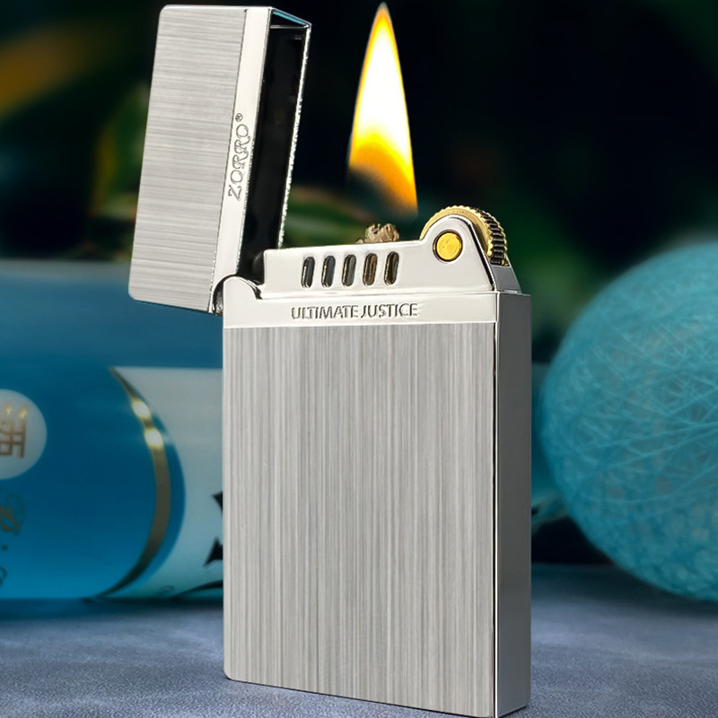 Vỏ Hột Quẹt Bật Lửa Xăng Đá Zorro Z643 Siêu Mỏng Giữ Xăng Cực Tốt, Tiếng Siêu Vang - Nhiều Màu