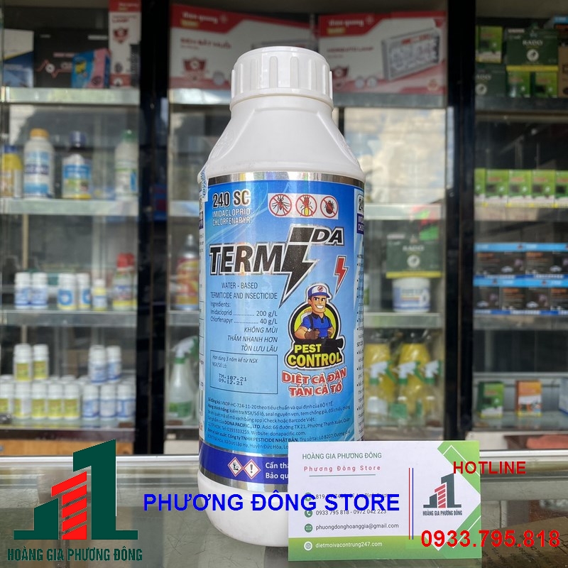 Thuốc diệt muỗi và côn trùng Termida 240SC_ chai 1 lít