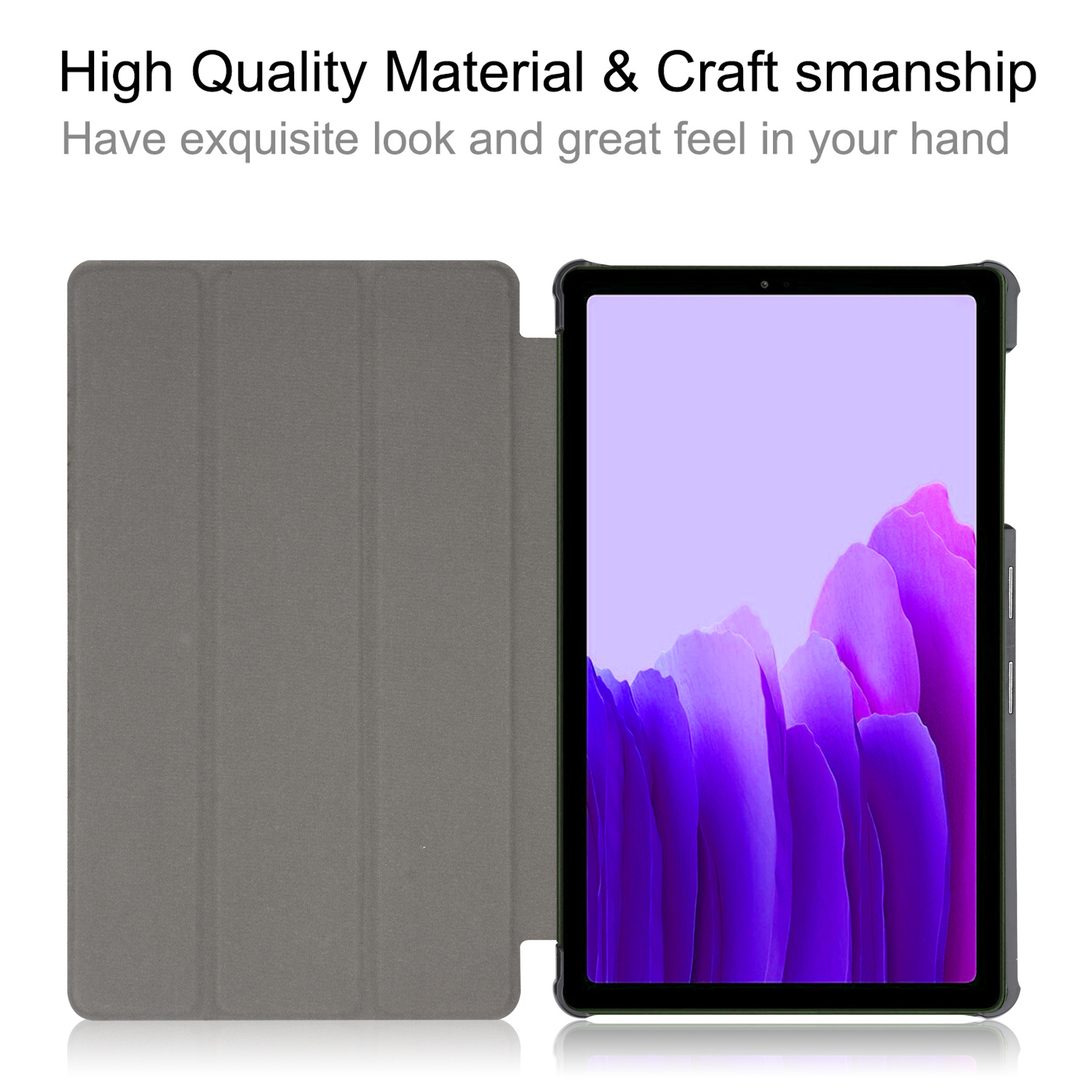 Bao Da Cover Dành Cho Máy Tính Bảng Samsung Galaxy Tab A7 Lite 8.7 Inch T220 / T225 Hỗ Trợ Smart Cover