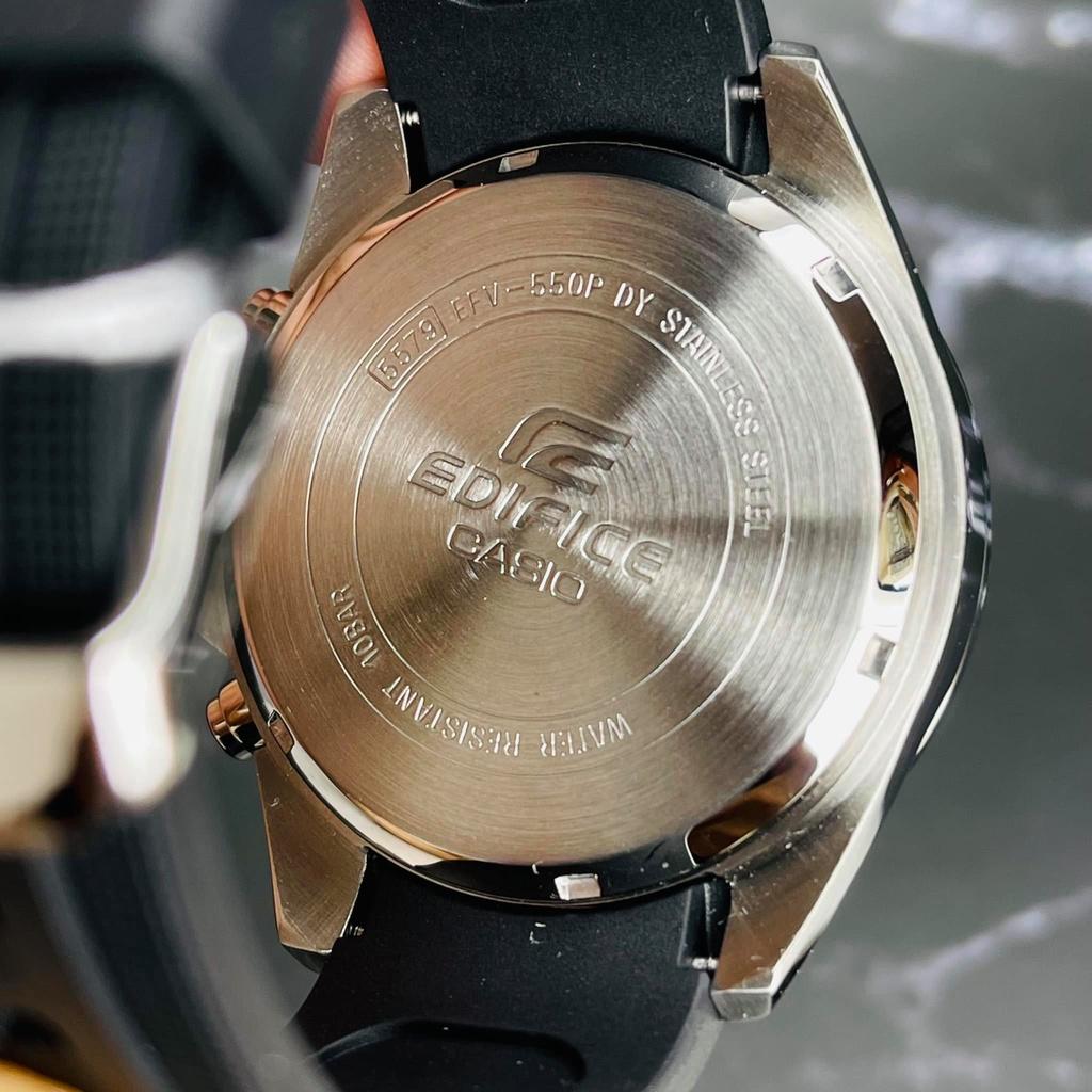 Đồng Hồ Nam Dây Nhựa Casio Edifice EFV-550P-1AVUDF Chính Hãng - EFV-550P-1A