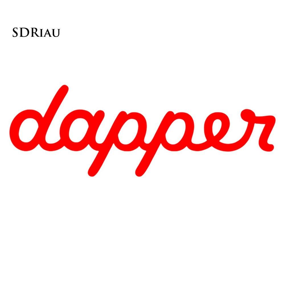 Miếng dán trang trí cho cửa sổ xe hơi phản chiếu chữ Dapper
