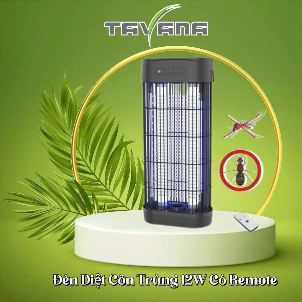 ĐÈN DIỆT CÔN TRÙNG 12W IK 12R NANOLIGHT (CÓ REMOTE ĐIỀU KHIỂN TỪ XA)