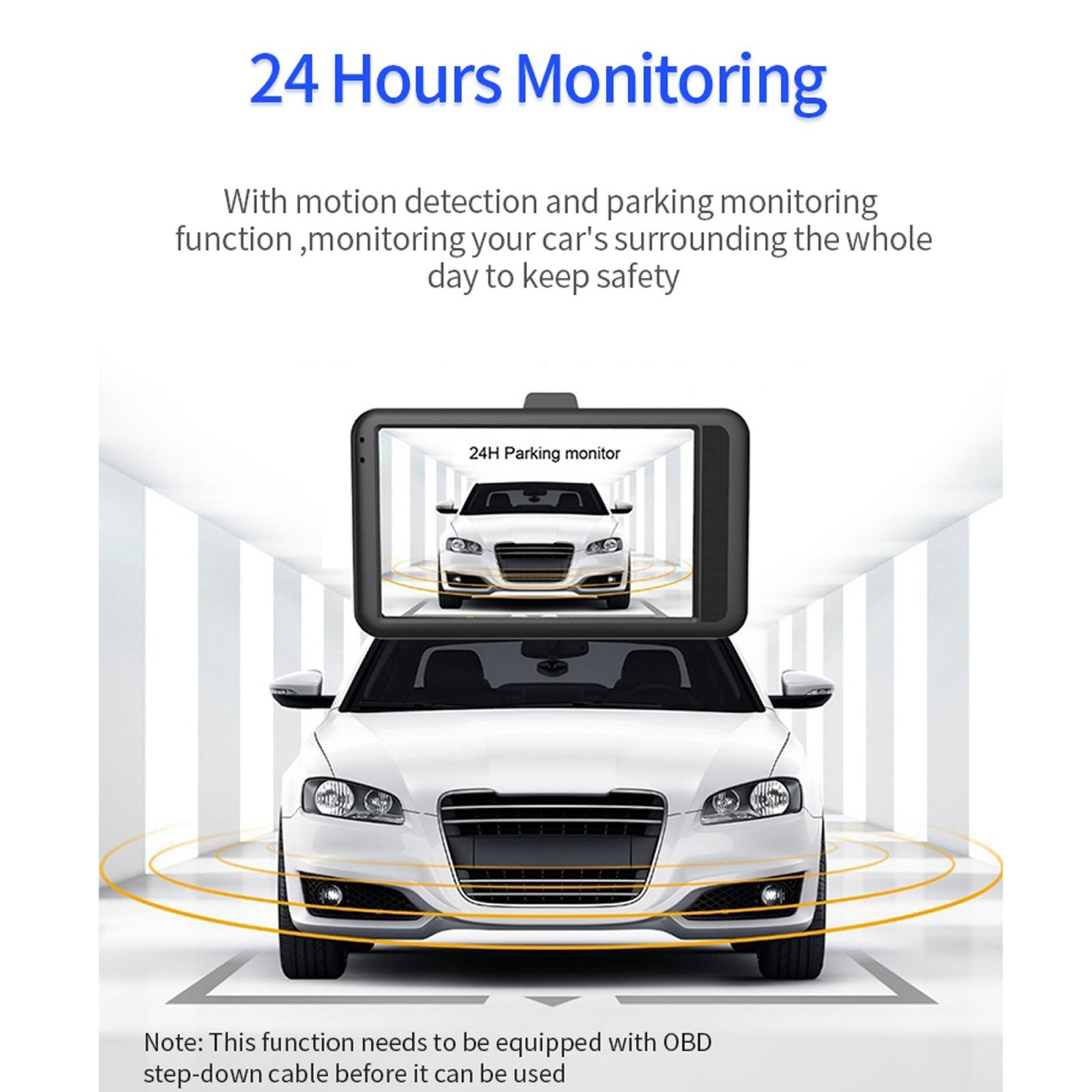 Full HD 1080P Car Driving Dash Cam, Auto G-Sensor, 3" LCD 170° Wide Angle Night Vision, Loop Recording, Single Front Digital Dashboard