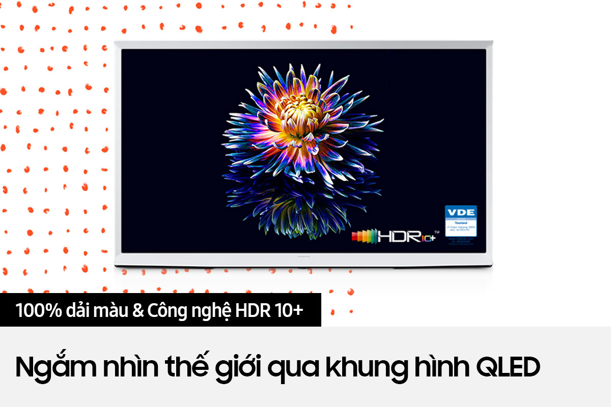 Smart Tivi Qled The Serif Samsung 4K 55 inch QA55LS01B - Model 2022 - QA55LS01BPKXXV - Màu