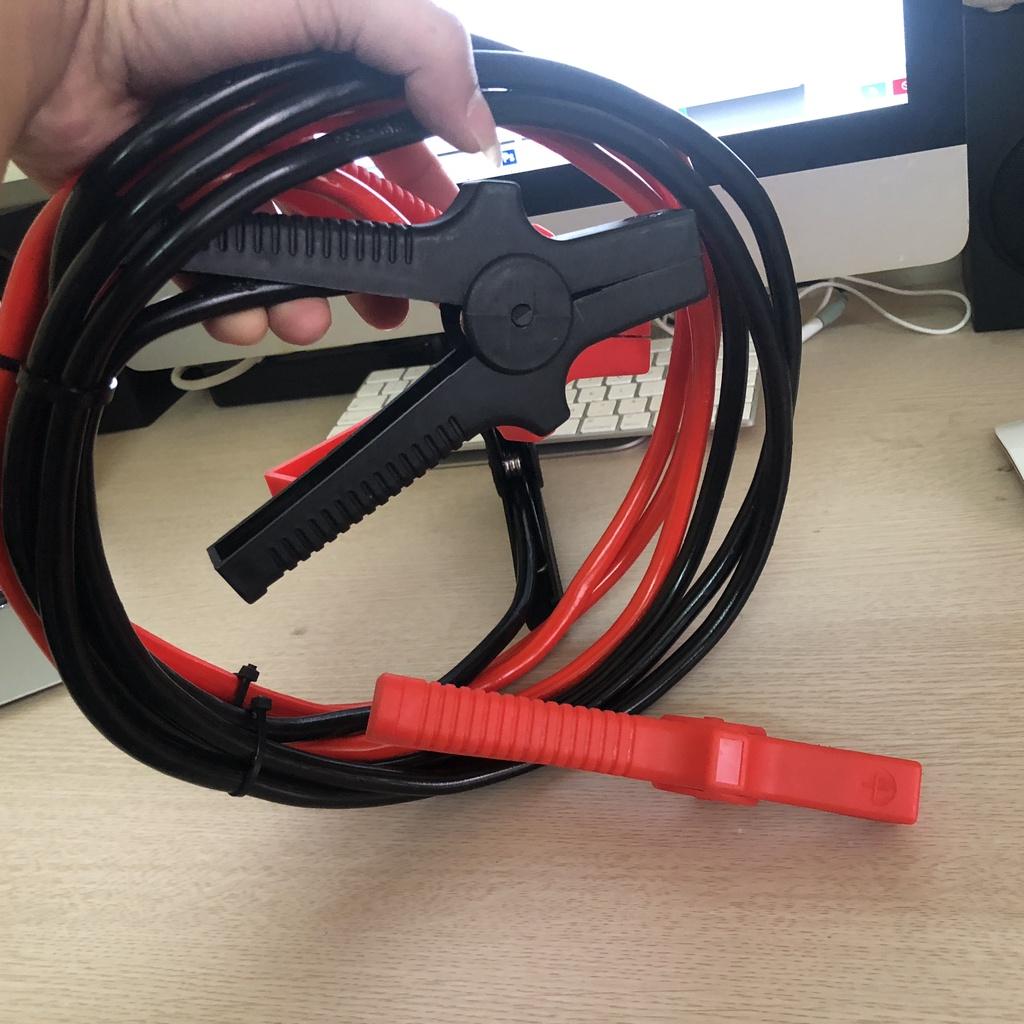 Dây câu sạc bình Ắc quy xe ô tô - Lõi đồng to 16mm, 1800AMP dây dài 3M