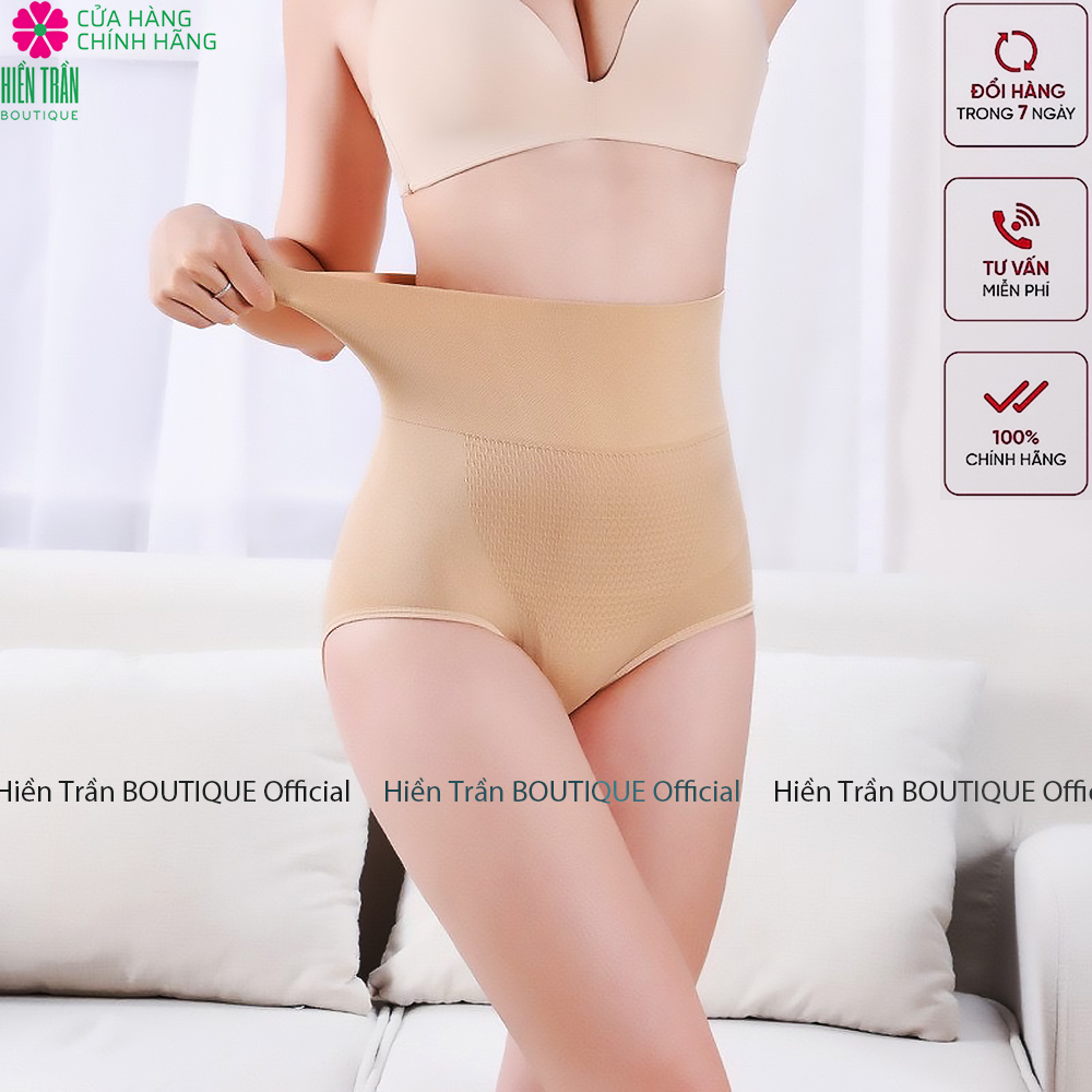 Quần lót nữ cạp cao gen bụng kháng khuẩn y tế, thông hơi
