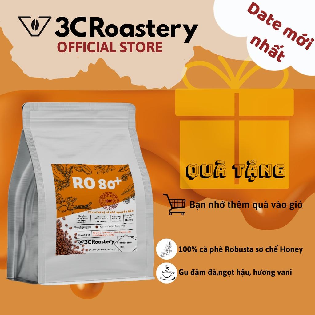 Cà phê pha phin 100% Robusta Lâm Đồng rang xay nguyên chất thơm và béo ngậy ,mã Ro80+ ( Date mới nhất)