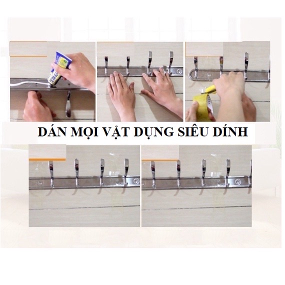 Keo dán lên tường đa năng tuýp 60gr ,dán trên mọi chất liệu ,độ kết dính cao, có thể gắn giá ,kệ ,chịu nước , chịu nhiệt , nhanh khô , tiết kiệm an toàn và dễ dàng sử dụng