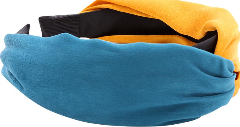 Băng Đô Lụa Phối Hai Màu Đan Chéo