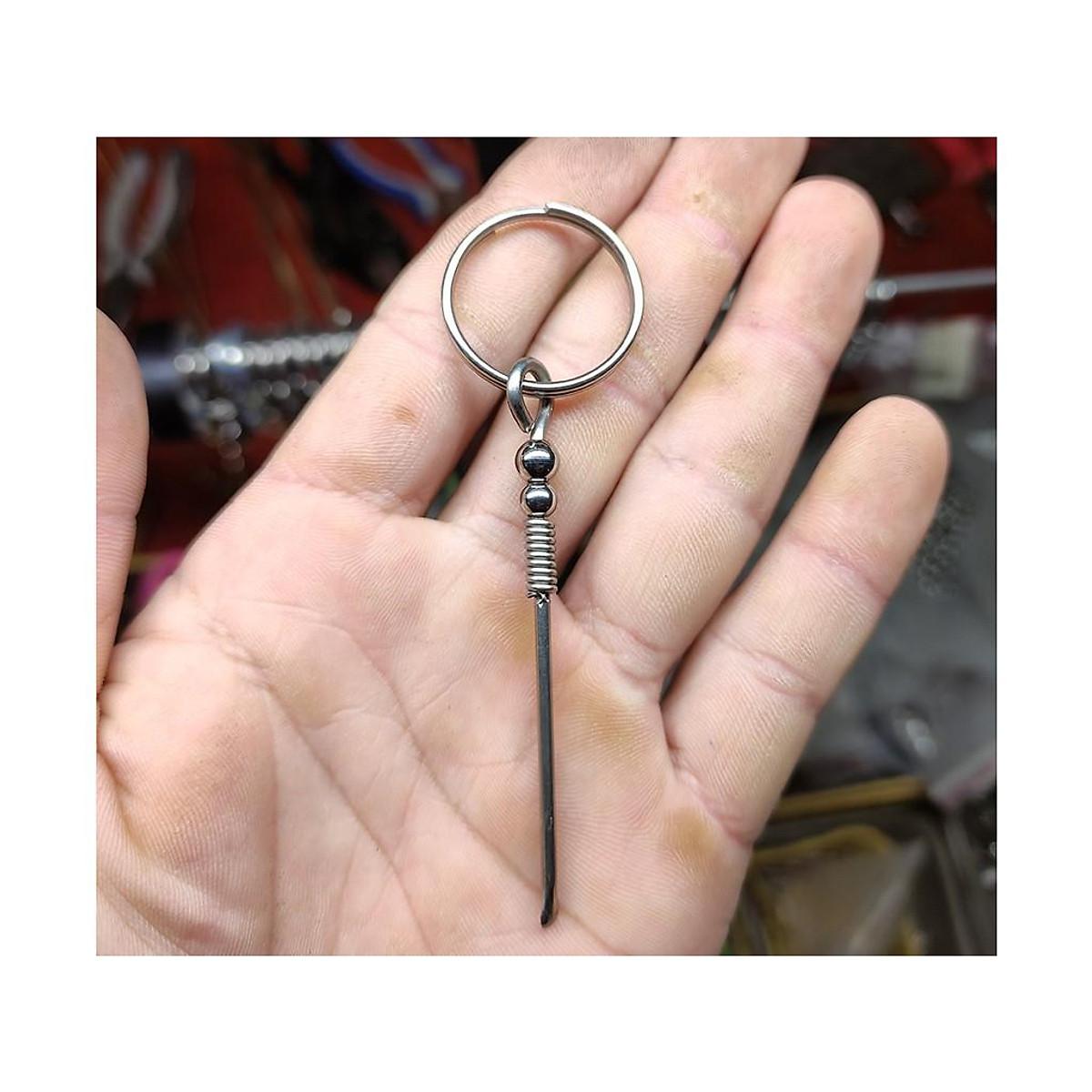 Móc Khóa Inox 304 gắn LỘC BÌNH phong thủy | Móc khóa xe máy ô tô đẹp chất liệu inox được uốn thủ công
