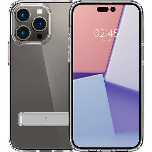 Ốp lưng chống sốc tích hợp chân đế hỗ trợ sạc không dây Spigen Ultra Hybrid S iP 14 Series - Hàng chính hãng