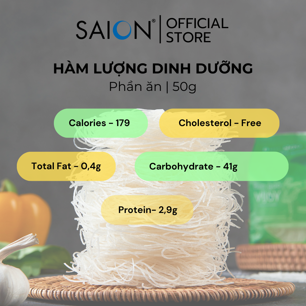 Bún Gạo VIJOY 200g- Làm Từ Gạo Cao cấp- Healthy- Saion Official