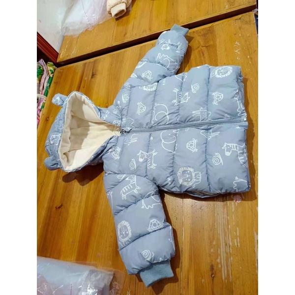 Áo khoác, Áo Phao Lót nỉ nhung Cho Bé trai, bé gái Cực Ấm, Chất Siêu Nhẹ (6-23kg)