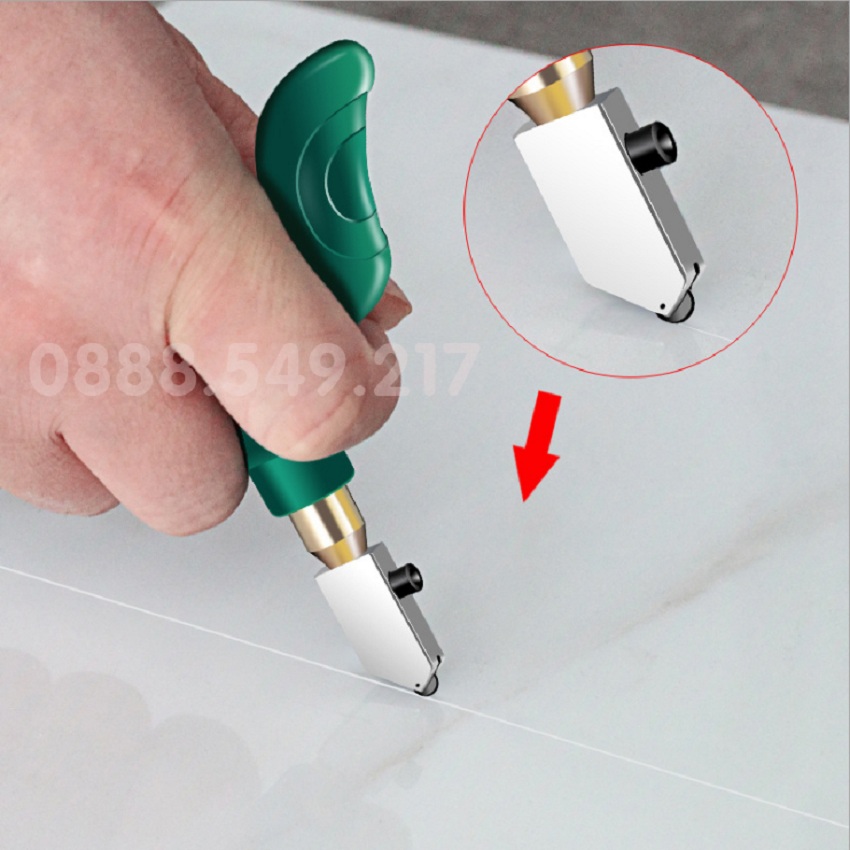 ̂̃ ́ Dao Cắt Gạch Men, Kính, Gương Kèm Tay Tách Gạch Kính Cao Cấp - Dao Cắt Kiếng
