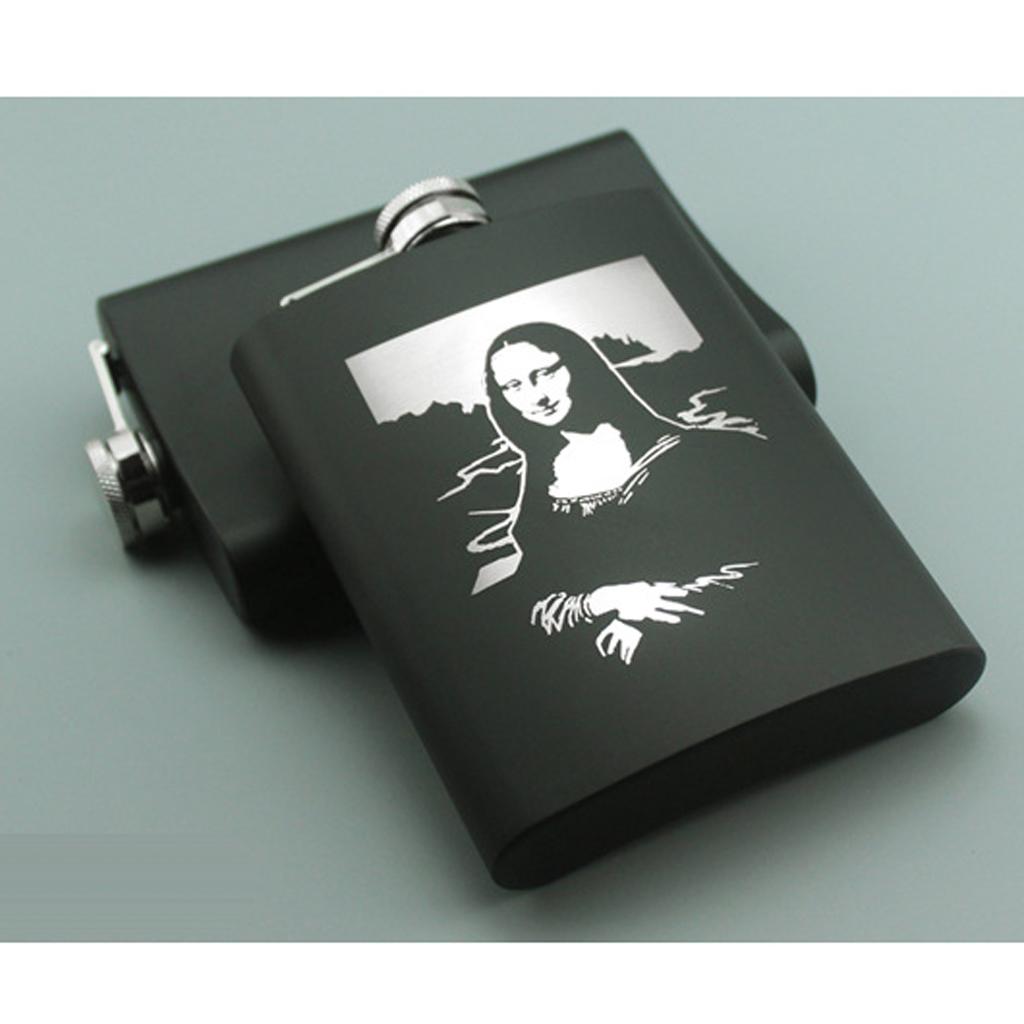 8oz Portable Stainless Steel Flagon Camping Mug Outdoor Cup Flask