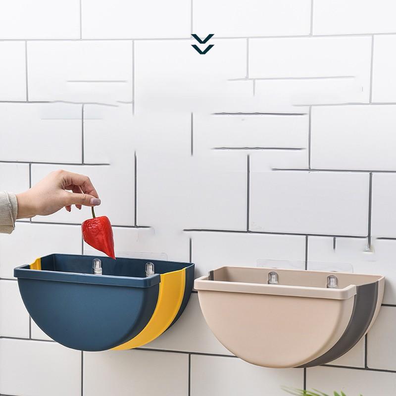 Thùng Rác Gấp Gọn Thông Minh Thùng rác Treo Cửa Bếp Cửa Tủ Tiện Lợi