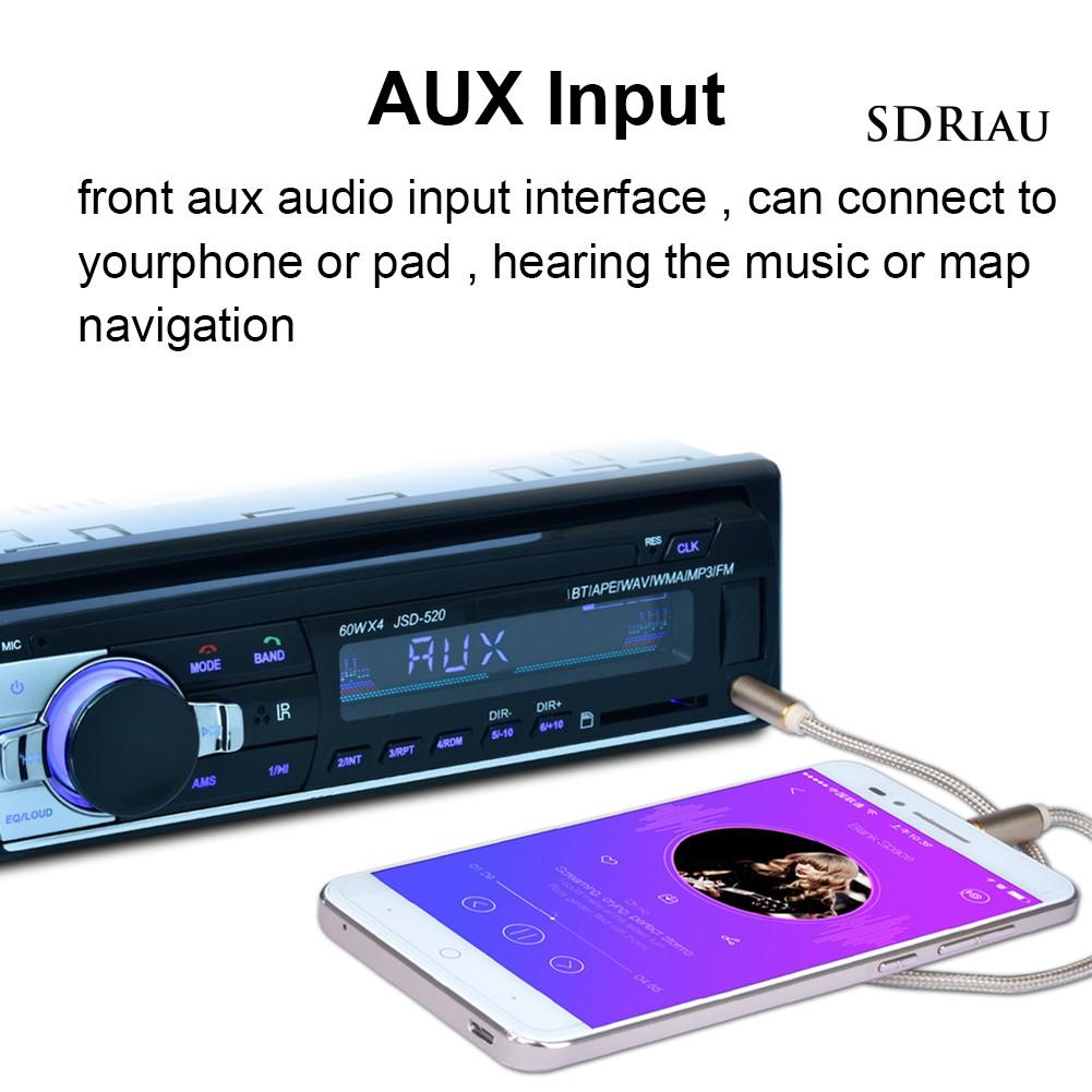 Máy Nghe Nhạc Mp3 / Fm Qcdz Jsd-520 Cho Xe Hơi