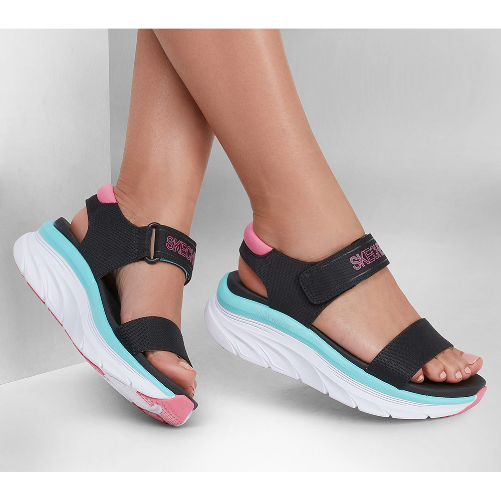 Skechers Nữ Xăng Đan D'Lux Walker - 119233-BKPK