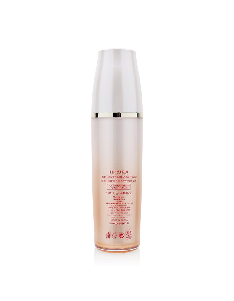 Nước hoa hồng làm sạch sâu và giữ ẩm tinh chất ốc sên Beauskin Snail Mucus Repair Toner 130ml - Hàn Quốc Chính Hãng