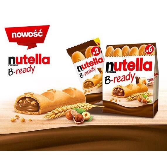 Bánh quy nhân socola hạt phỉ Nutella B-Ready hộp 132gr (6 bánh)