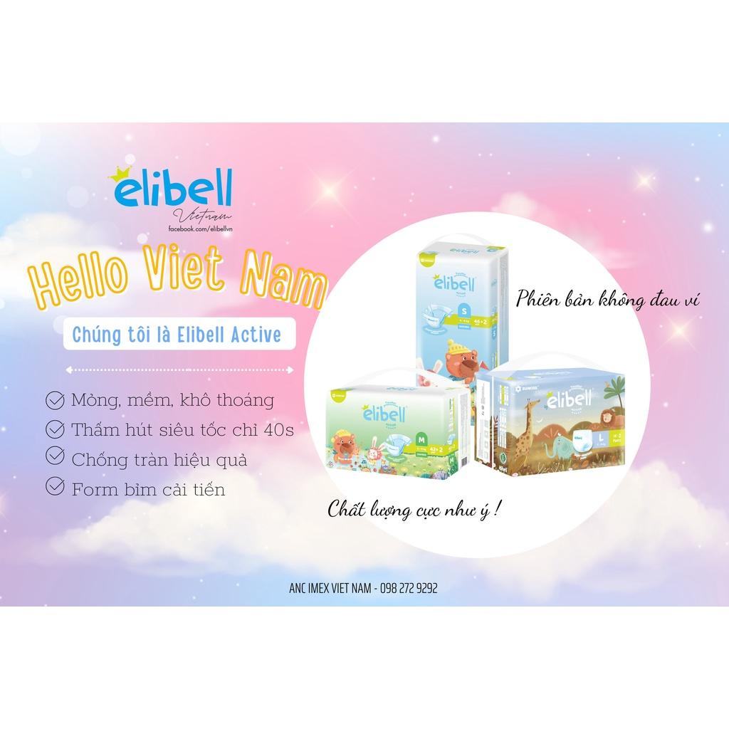 CHÍNH HÃNG Bỉm ELIBELL ACTIVE Nga Dán/Quần Đủ Size S48/M44/L40/XL36/XXL34