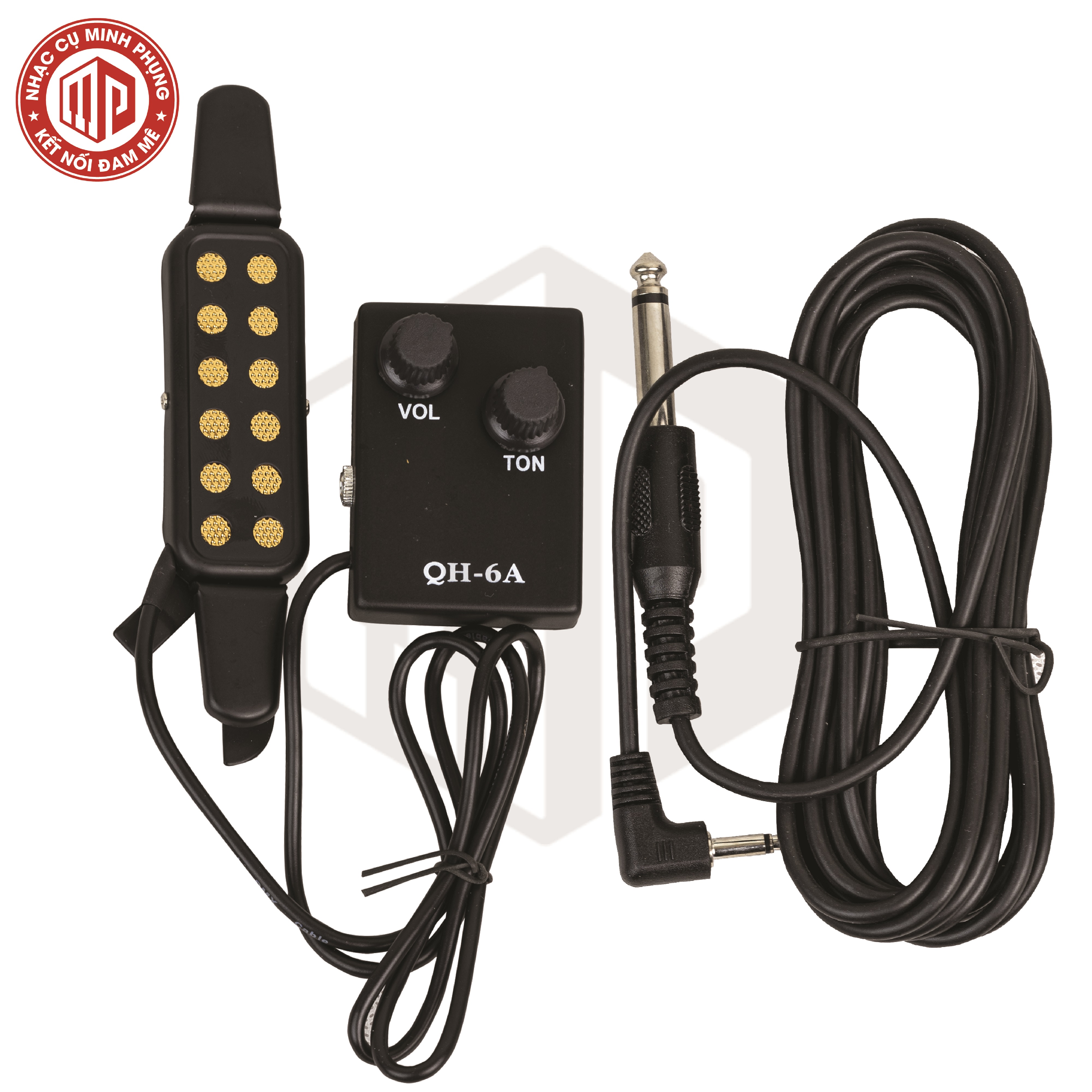 Pickup, Pick up, Pick-up Guitar - Kzm Kurtzman QH-6A (QH6A) - Tương thích với tất cả các loại Guitar - Hàng chính hãng