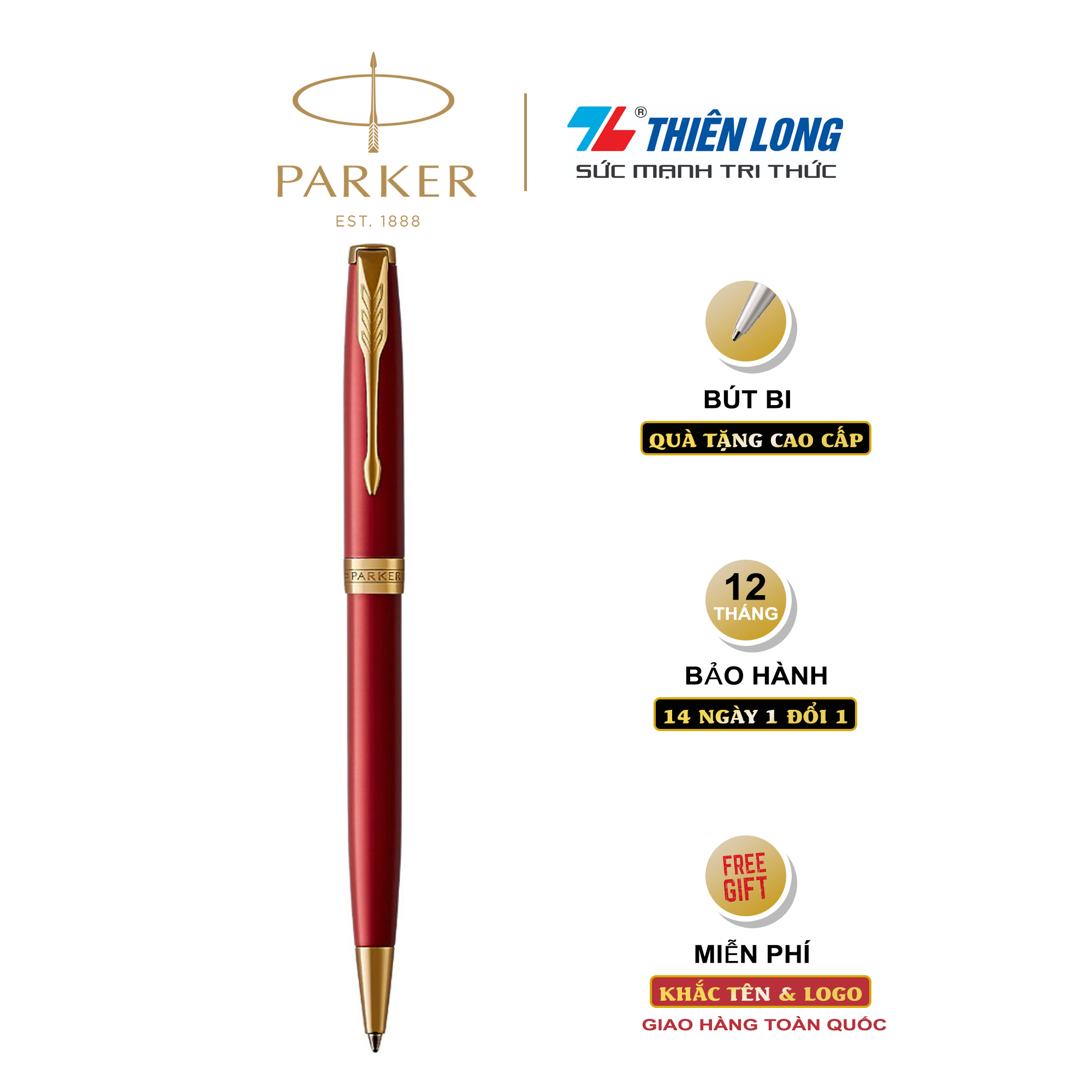 Bút bi cao cấp Parker Sonnet Đ-Red GT TB-1950777