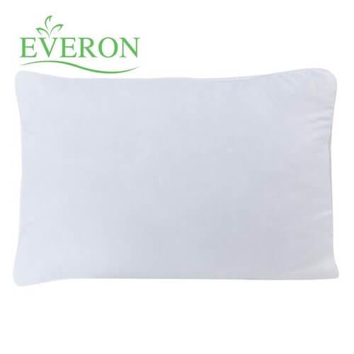 Ruột Gối Nằm Everon Lite - Trắng, Gối Cao (Kích thước: Rộng 45cm, Dài 65cm, Cao 9cm)