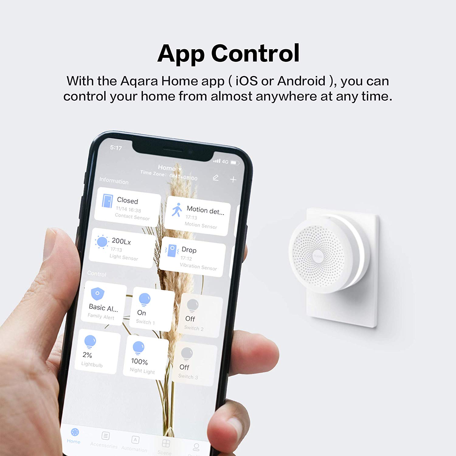 Aqara Hub M1S Bộ Điều Khiển Trung Tâm hỗ trợ Apple HomeKit