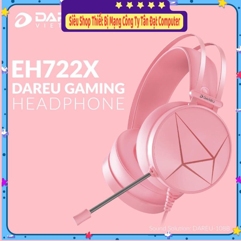 Tai Nghe Gaming DAREU EH722X QUEEN - Hàng chính hãng