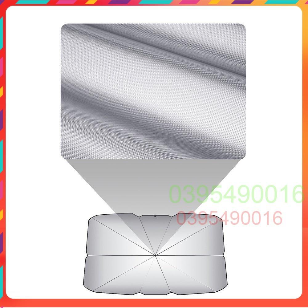 Cây Ô che nắng kính lái trước ô tô, Dù chống nắng taplo, loại dày có bao đựng ngăn chặn tia cực tím
