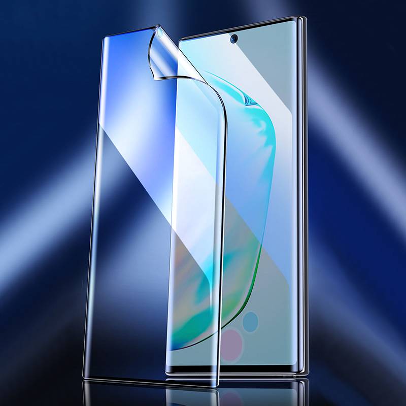 Bộ 2 Miếng dán màn hình Silicon siêu mỏng cho Samsung Galaxy Note 10 hiệu Baseus Soft Screen (Mỏng 0.15mm, cảm ứng siêu nhạy, chống trầy, chống va đập, bảo vệ màn hình) - Hàng nhập khẩu
