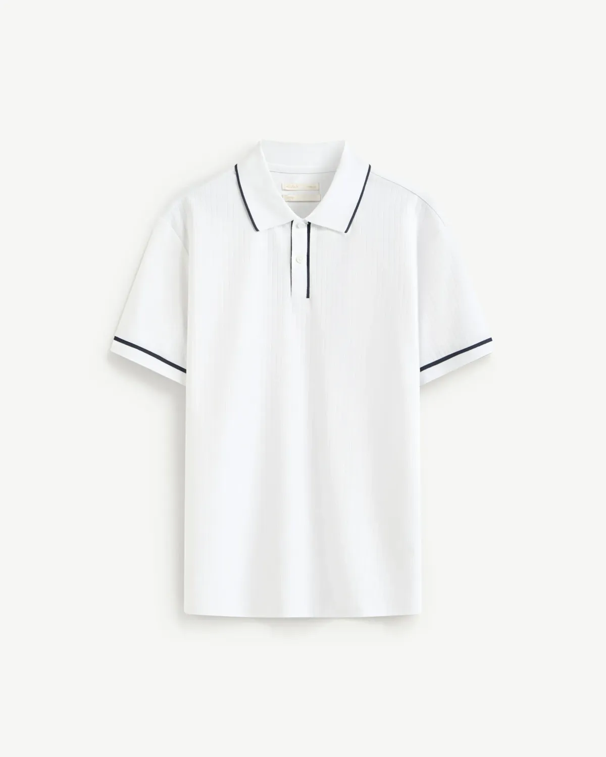 Áo polo tay ngắn nam phối cổ Form Fitted - RT 10S25POL006 | ROUTINE CÀ MAU