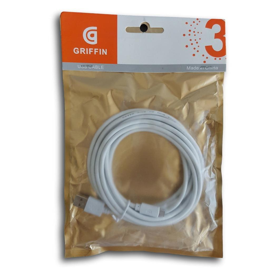 Cáp Sạc Griffin Dài 3M Micro USB - Hàng nhập khẩu