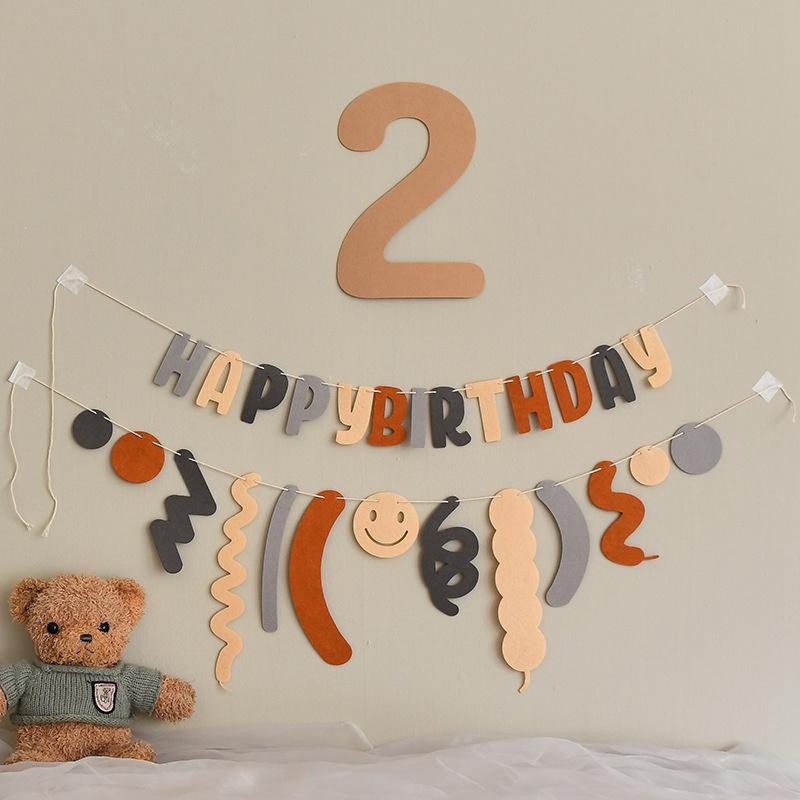 Dây chữ HPBD trang trí sinh nhật nhiều màu sắc