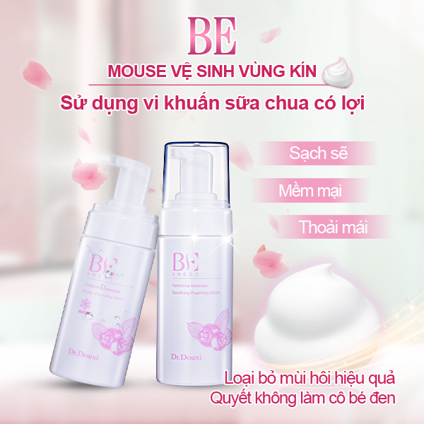 Set 2 Dung Dịch Vệ Sinh vùng kín Dạng bọt - Dr.douxi