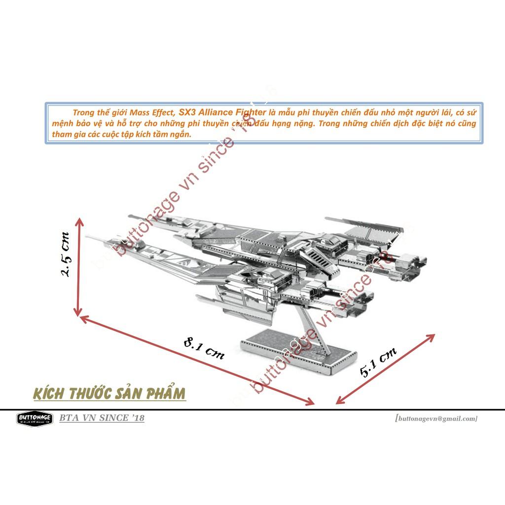 Mô Hình Lắp Ráp 3d Phi Thuyền SX3 Alliance Fighter