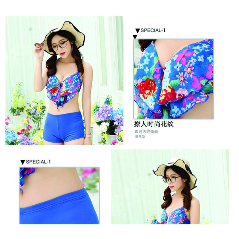 Bikini dạng váy họa tiết xinh xắn