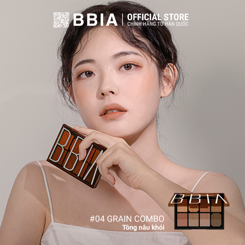 Bảng phán mắt Bbia Final Shadow Palette – #04 Grain Combo