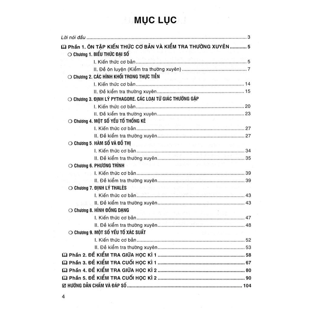 Sách - Bộ đề kiểm tra toán 8 HA-MK