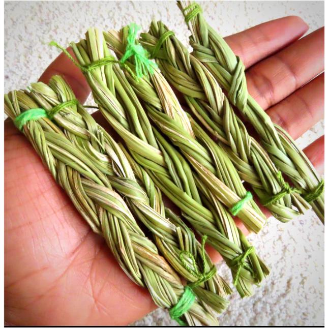 Cỏ thánh Sweetgrass Thanh tẩy nhà cửa - Đem lại may mắn