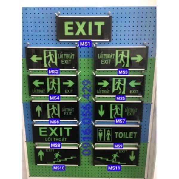 Đèn Exit lối thoát Trung Quốc 2 mặt